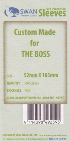 Swan Card Sleeves: 52x105 mm -160 per pack